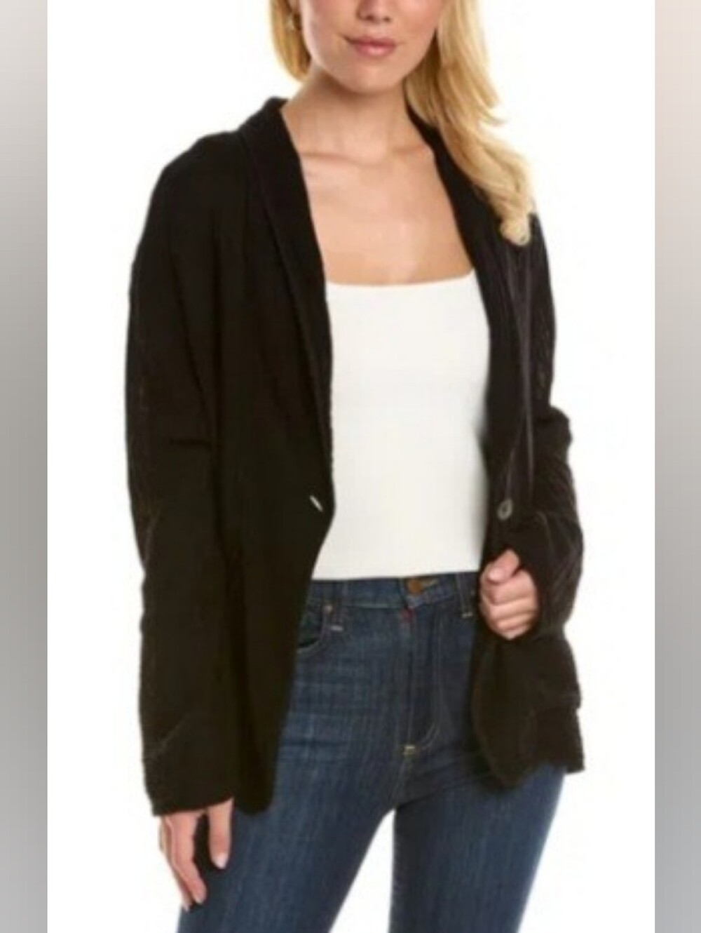 Michael Stars Dana Blazer in Black Size XLarge